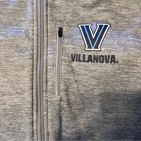 Villanova wildcat light grey full zip hoodie - Picture 3 of 4